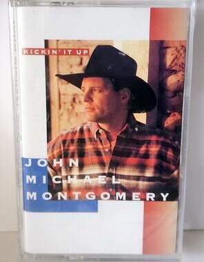 Kickin' It Up by John Michael Montgomery 90's Country Cassette Tape Sealed NOS